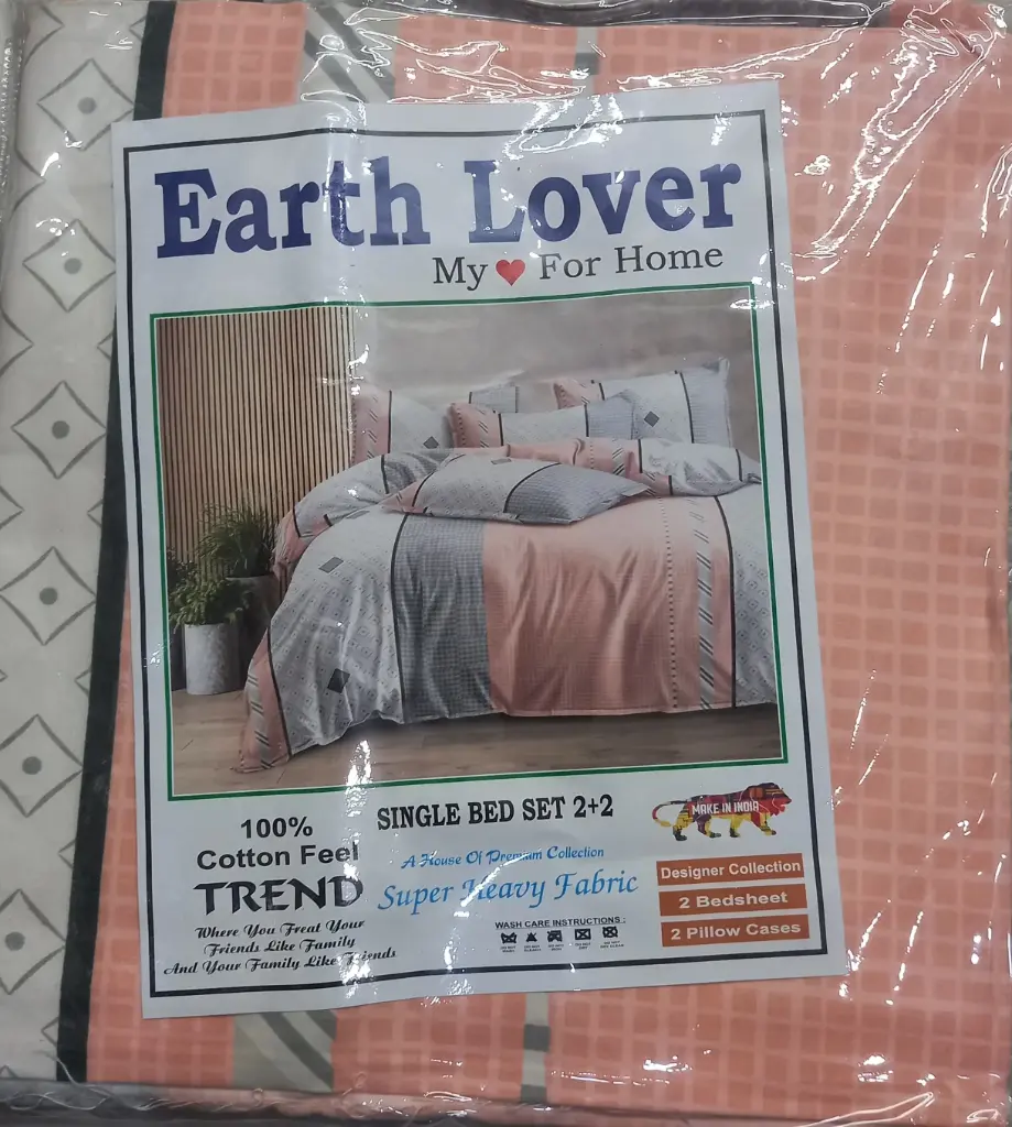 EARTH LOVER SINGLE BED BED SHEET