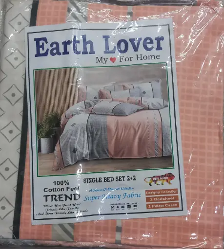 EARTH LOVER SINGLE BED BED SHEET